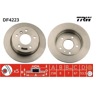 DF4223 Jarrulevy TRW - Top1autovaruosad