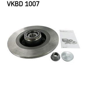 VKBD 1007  Brake disc with bearing SKF 