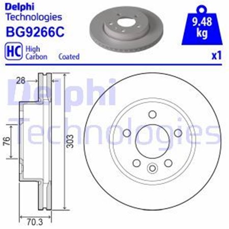 BG9266C Piduriketas DELPHI