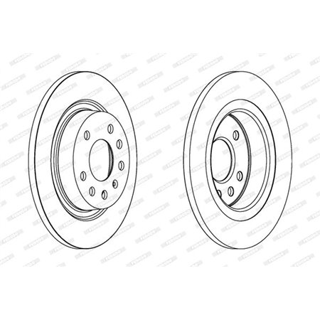 DDF1288C Piduriketas FERODO