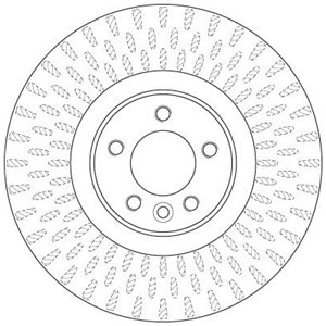 DF6508S  Brake disc TRW 