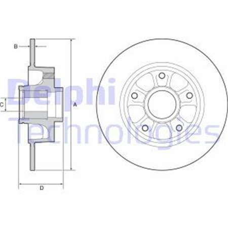 BG9230RSC Jarrulevy DELPHI