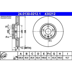 24.0130-0212.1 Bromsskiva ATE - Top1autovaruosad