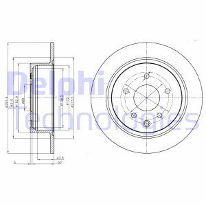 BG4108C Jarrulevy DELPHI - Top1autovaruosad