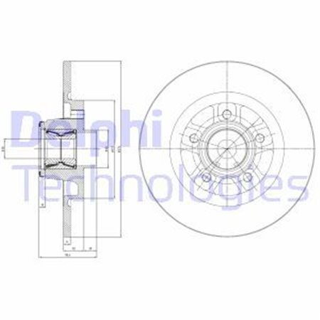 BG9113RSC Piduriketas DELPHI