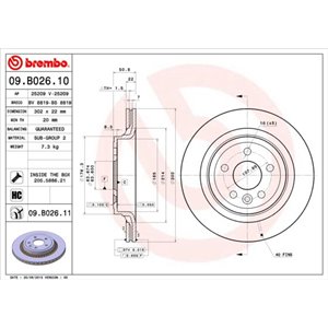 09.B026.11  Brake disc BREMBO 