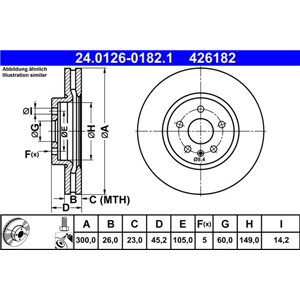 24.0126-0182.1 Тормозной диск ATE - Top1autovaruosad