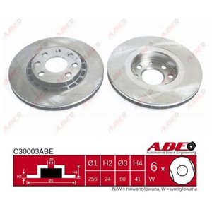 C30003ABE Brake Disc ABE - Top1autovaruosad
