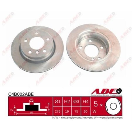 C4B002ABE Brake Disc ABE