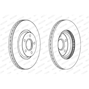 DDF1225C  Piduriketas FERODO 