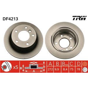 DF4213 Brake Disc TRW - Top1autovaruosad