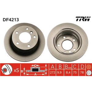 DF4213 Тормозной диск TRW - Top1autovaruosad