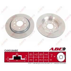 C4X018ABE Тормозной диск ABE - Top1autovaruosad