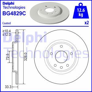 BG4829C Тормозной диск DELPHI - Top1autovaruosad