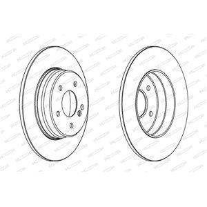 DDF963C Brake Disc FERODO - Top1autovaruosad