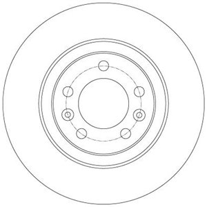 DF6134 Brake Disc TRW - Top1autovaruosad