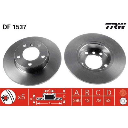 DF1537 Jarrulevy TRW