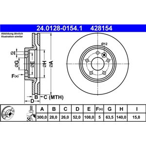 24.0128-0154.1 Тормозной диск ATE - Top1autovaruosad