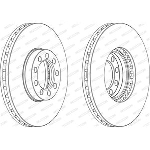 FCR329A  Piduriketas FERODO 