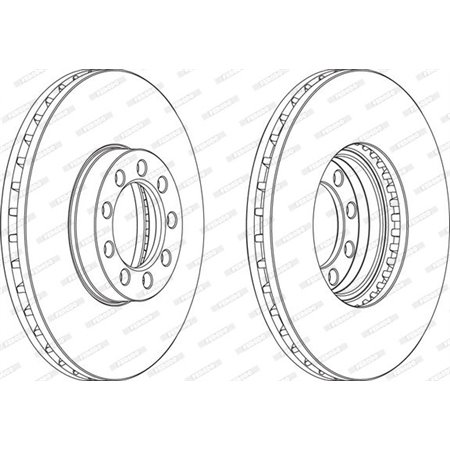 FCR329A Brake Disc FERODO