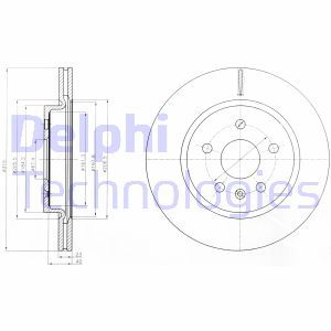 BG4190 Тормозной диск DELPHI      - Top1autovaruosad
