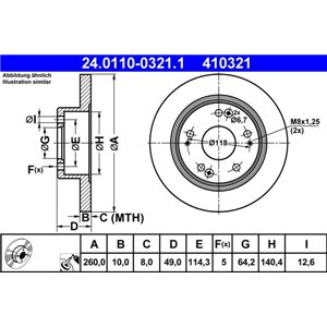 24.0110-0321.1 Bromsskiva ATE - Top1autovaruosad