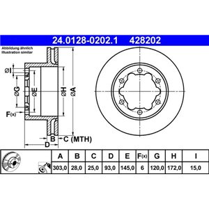 24.0128-0202.1 Тормозной диск ATE - Top1autovaruosad