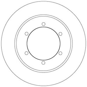 DF6790 Bromsskiva TRW - Top1autovaruosad