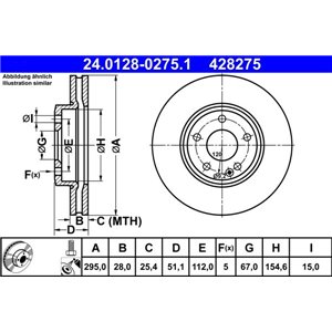 24.0128-0275.1 Тормозной диск ATE - Top1autovaruosad