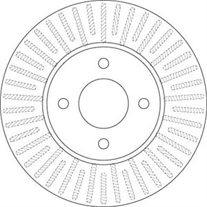 DF6430 Bromsskiva TRW - Top1autovaruosad