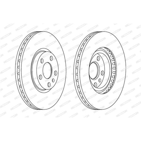 DDF760C Brake Disc FERODO