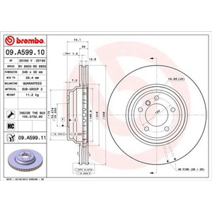 09.A599.11  Piduriketas BREMBO 