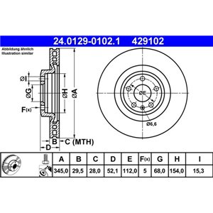 24.0129-0102.1 Тормозной диск ATE - Top1autovaruosad