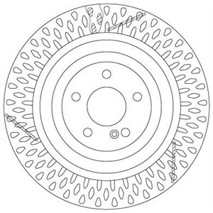 DF6822S Brake Disc TRW - Top1autovaruosad