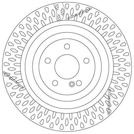 DF6822S Brake Disc TRW