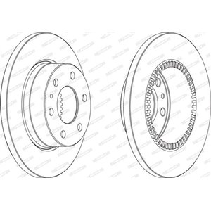 FCR316A  Piduriketas FERODO 