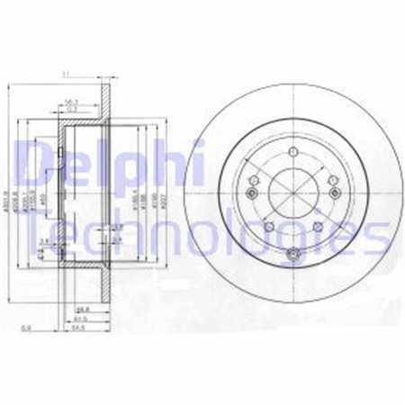 BG4136 Piduriketas DELPHI