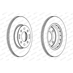 DDF1840C Brake Disc FERODO - Top1autovaruosad