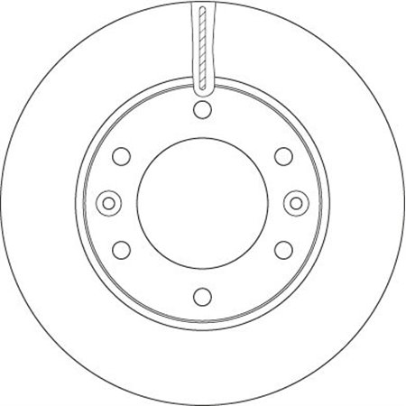 DF6446 Brake Disc TRW