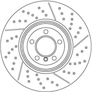 DF6600S Brake Disc TRW - Top1autovaruosad