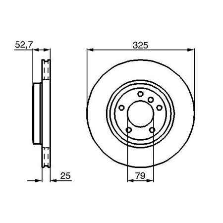 0 986 478 012 Тормозной диск BOSCH