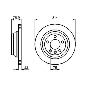 0 986 479 B72  Piduriketas BOSCH 