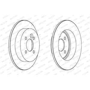 DDF1128C Тормозной диск FERODO     