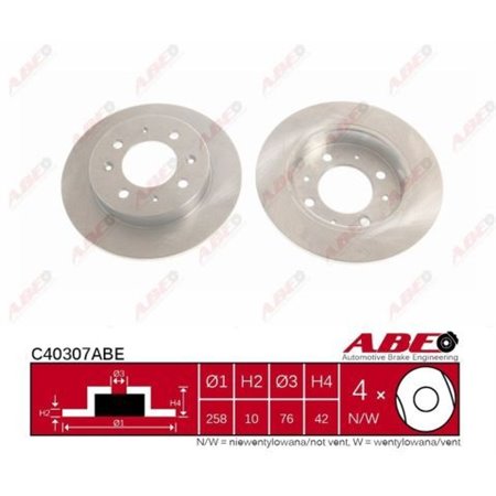 C40307ABE Brake Disc ABE
