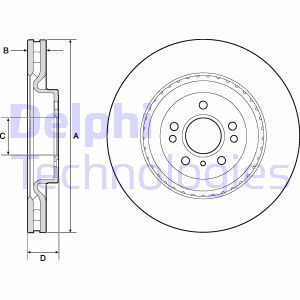 BG9175C Bromsskiva DELPHI - Top1autovaruosad