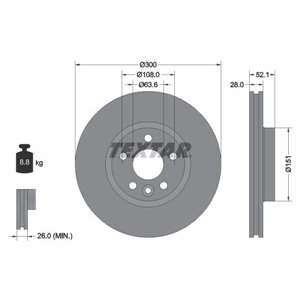 92159205  Piduriketas TEXTAR 