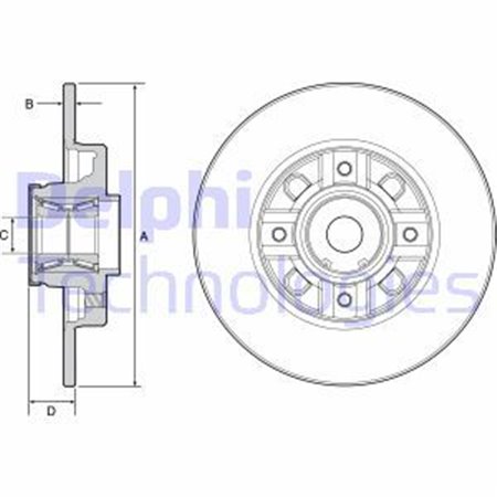 BG9116RS Piduriketas DELPHI