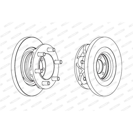 FCR139A Brake Disc FERODO