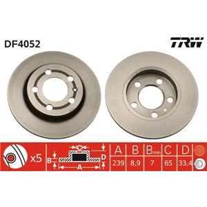 DF4052 Тормозной диск TRW      - Top1autovaruosad