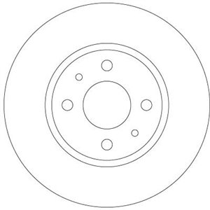 DF6231 Тормозной диск TRW     